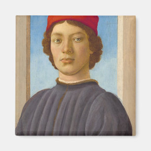 Portret of a Youth, 1485 by Filippino Lippi Magneet