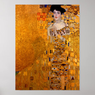 Portret of Adele Bloch-Bauer I, 1907 by Klimt Poster