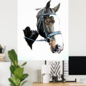 Portret Poster voor zware Hunter-paarden (Thuiskantoor)