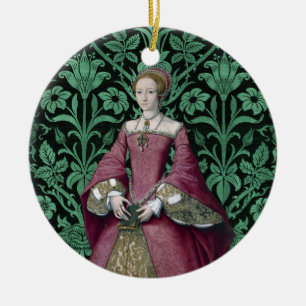 Portret Prinses Elizabeth Tudor, Queen Keramisch Ornament