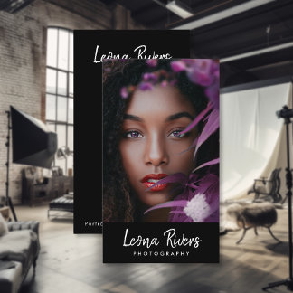 Portret QR Code Fotograaf Visitekaartje