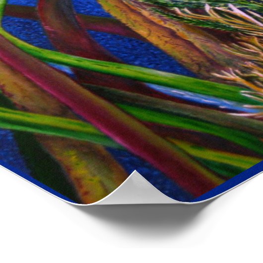 Portret schilderen - Binnen de Natuur vertakt Poster (Hoek)