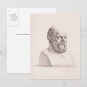 Portret Socrates Briefkaart (Voorkant / Achterkant)