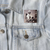 Portret  Sojourner Truth Vierkante Button 5,1 Cm (In situ)