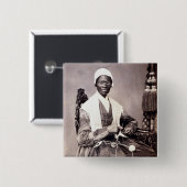 Portret  Sojourner Truth Vierkante Button 5,1 Cm (Voorkant /achterkant)