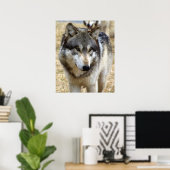 Portret van A Wolf Poster (Thuiskantoor)
