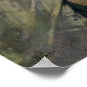 Portret van Abd el-Kader Poster (Hoek)