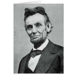 Portret van Abe Lincoln 1
