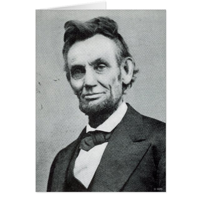 Portret van Abe Lincoln 1 (Voorkant)