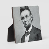 Portret van Abe Lincoln 1 Fotoplaat (Voorkant)