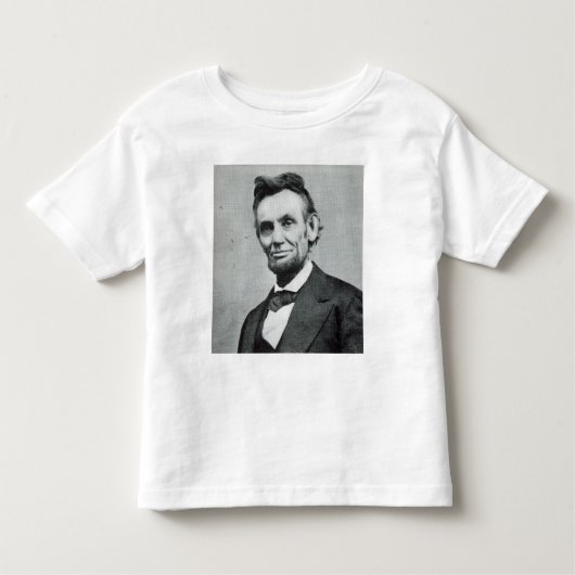 Portret van Abe Lincoln 1 Kinder Shirts (Voorkant)