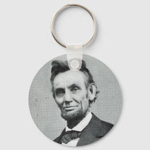 Portret van Abe Lincoln 1 Sleutelhanger