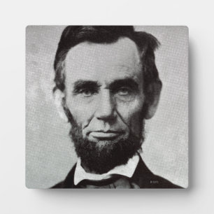 Portret van Abe Lincoln 2 Fotoplaat