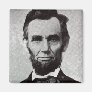 Portret van Abe Lincoln 2 Magneet