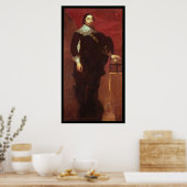 Portret van Abel Janszoon Tasman Poster (Keuken)