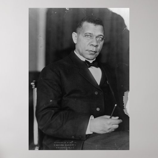Portret van Abolitionist Booker T. Washington Poster (Voorkant)