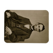 Portret van Abraham Lincoln (1809-65) (foto) Magneet (Horizontaal)