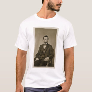 Portret van Abraham Lincoln (1809-65) (foto) T-shirt