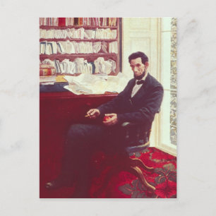 Portret van Abraham Lincoln Briefkaart