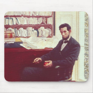 Portret van Abraham Lincoln Muismat
