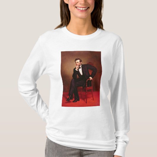Portret van Abraham Lincoln T-shirt (Voorkant)