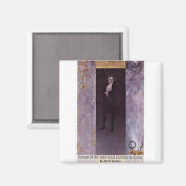 Portret van acteur Josef Lewinsky als Carlos Magneet (Voorkant / Achterkant)