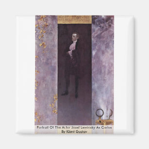 Portret van acteur Josef Lewinsky als Carlos Magneet