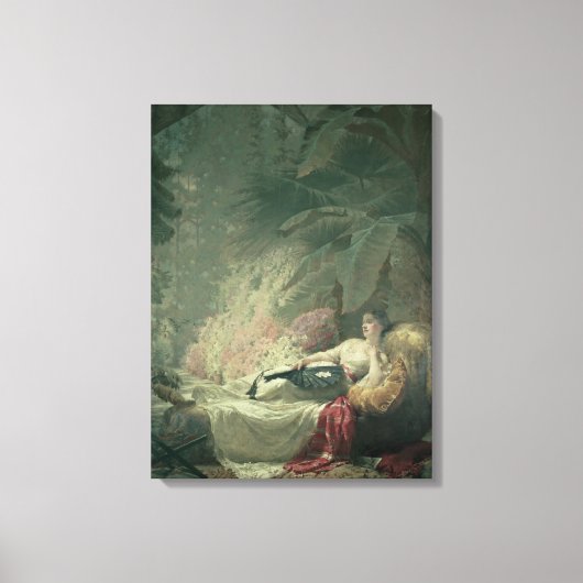 Portret van Adelaide Maria uit Iveagh Canvas Afdruk (Voorkant)