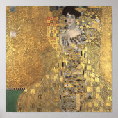Portret van Adele Bloch-Bauer 1, Klimt Art Poster (Voorkant)