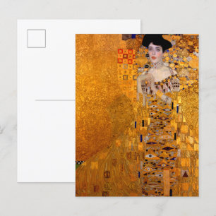Portret van Adele Bloch-Bauer I door Klimt Uitnodiging Briefkaart