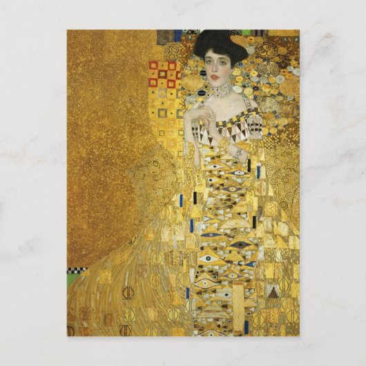 Portret van Adele Bloch-Bauer I - Gustav Klimt Briefkaart (Voorkant)