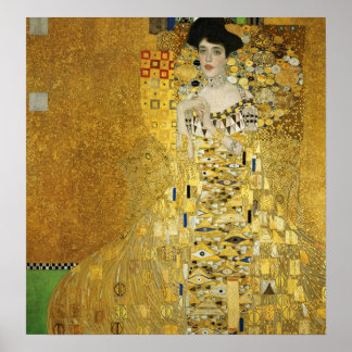 Portret van Adele Bloch-Bauer I - Gustav Klimt Poster