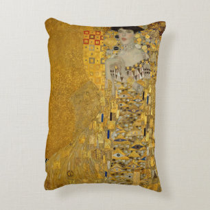 Portret van Adele Bloch-Bauer I van Gustav Klimt Accent Kussen