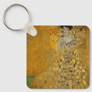 Portret van Adele Bloch-Bauer I van Gustav Klimt Sleutelhanger