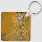 Portret van Adele Bloch-Bauer I van Gustav Klimt Sleutelhanger (Achterkant)