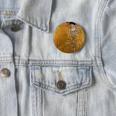 Portret van Adele Bloch Bauer Ronde Button 5,7 Cm (In situ)