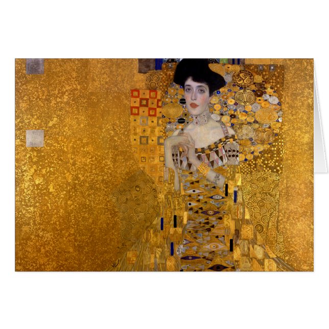 Portret van Adele Bloch-Bauer van Gustav Klimt 190 (Voorkant Horizontaal)