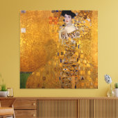 Portret van Adele Bloch-Bauer van Gustav Klimt 190 Canvas Afdruk (Insitu (Woonkamer))