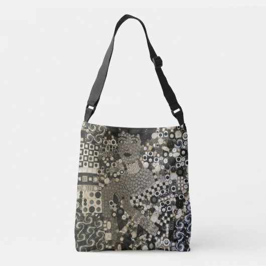 Portret van Adele Crossbody Tas (Achterkant)