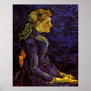 Portret van Adeline Ravoux door Vincent van Gogh Poster