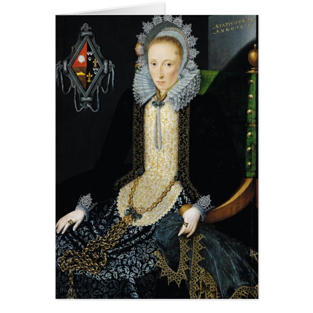 Portret van Adriana van Nesse, 1611 (Voorkant)