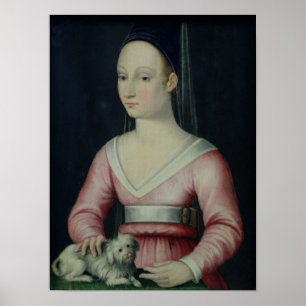 Portret van Agnes Sorel Poster