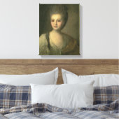 Portret van Aleksandra P. Struyskaya 1772 Canvas Afdruk (Insitu (Slaapkamer))