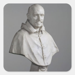 Portret van Alessandro Vierkante Sticker