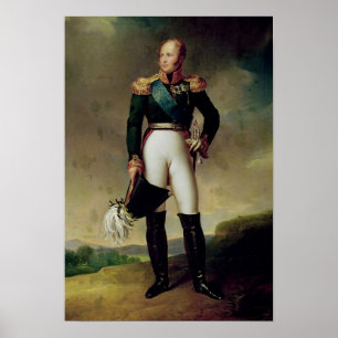 Portret van Alexander I 1814 Poster
