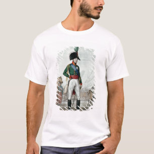 Portret van Alexander I Pavlovich met zijn leger T-shirt