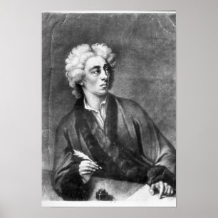 Portret van Alexander Pope Poster