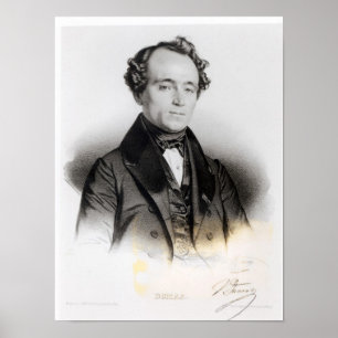 Portret van Alexandre Dumas Fils Poster