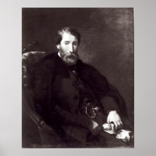 Portret van Alfred Bruyas Poster