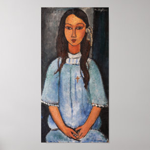 Portret van Alice, Modigliani Poster